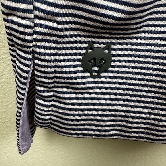 Greyson Saranac Polo Performance Golf Resort Striped Purple Mens XL Short Sleeve - Picture 6 of 11
